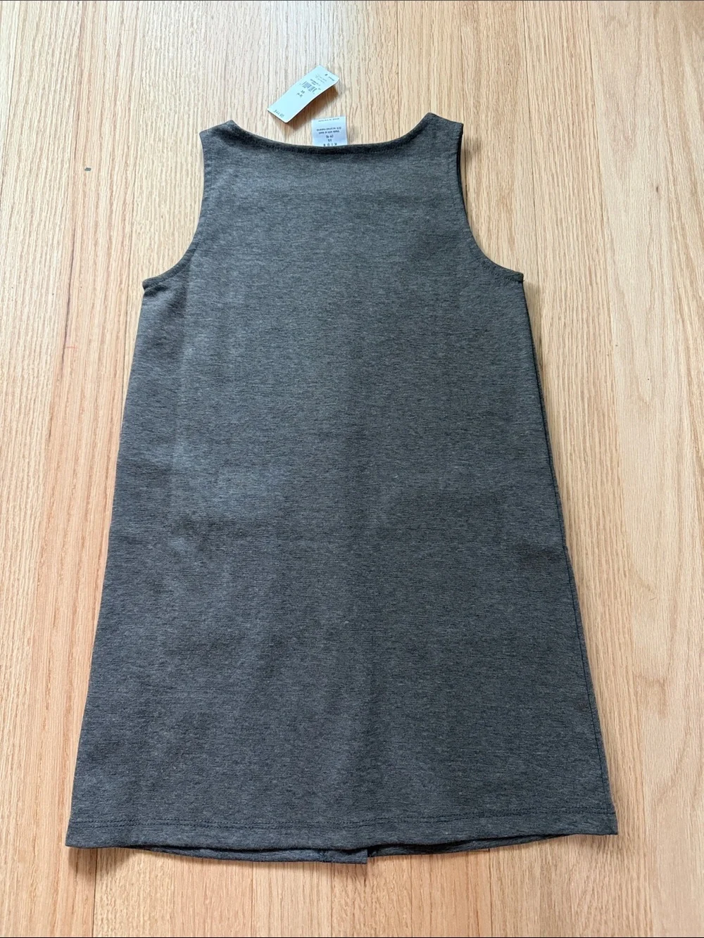 GAP XS 4-5 years light brown Snap-Front Pinafore Dress